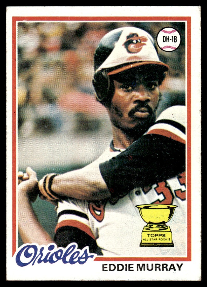1978 Topps Baseball Card Eddie Murray Rookie RC Baltimore Orioles