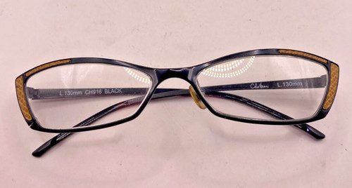 COLE HAAN DESIGNER EYEGLASSES FRAMES ONLY CH916 BLACK FULL RIM 53-16-130