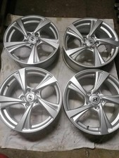 Demontage (fast neu) Alufelgen Hyundai Santa Fe Kia Sorento 7x17 ET 47  MIT RDKS
