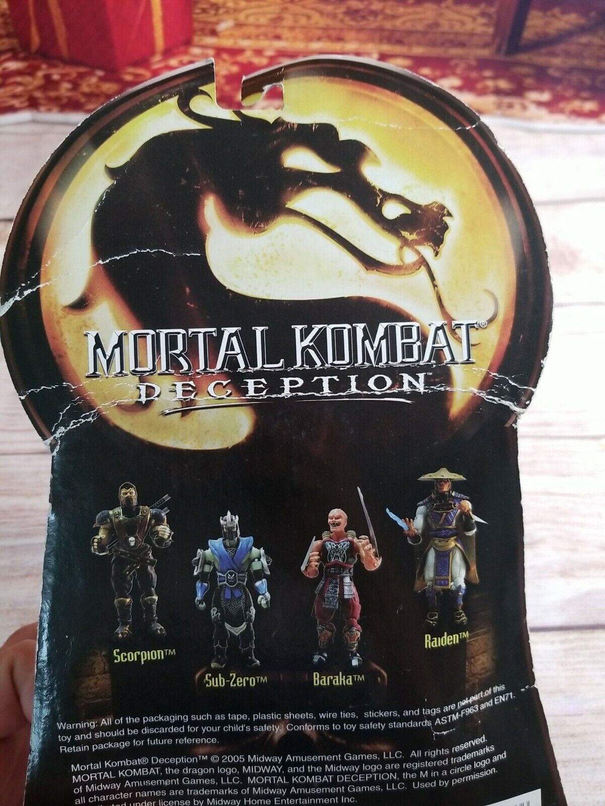 Mortal Kombat Deception Baraka 6 Action Figure Only 1 Sword