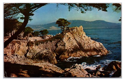 Vintage 1960s- Midway Point Rocks -Carmel Bay, California Postcard ...