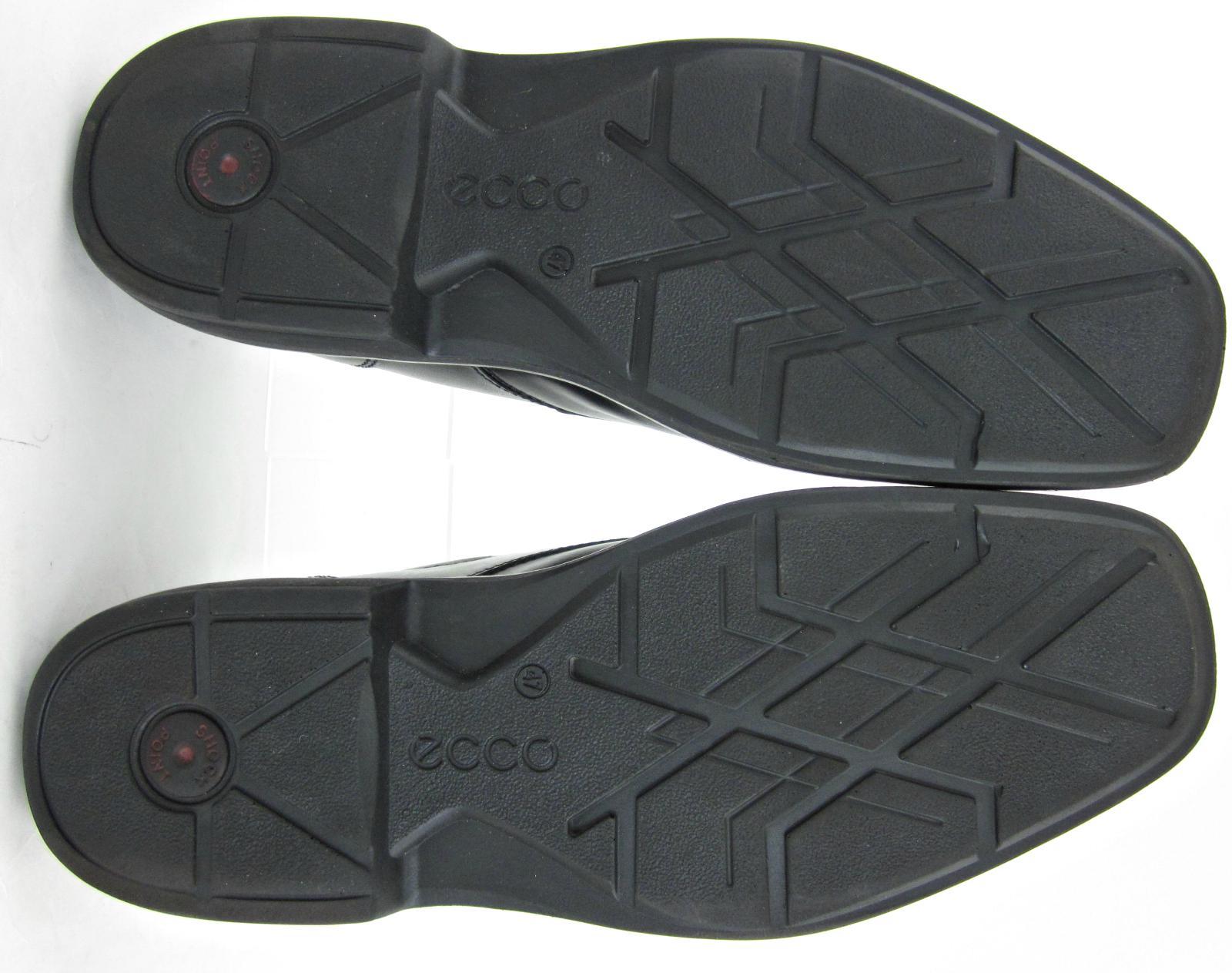 ECCO Seattle Slip On Loafers Black Leather EU 47 US 1313.5 Extra Width eBay