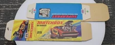 Matchbox Superfast 26 Big Banger Unfolded I Type Box ONLY