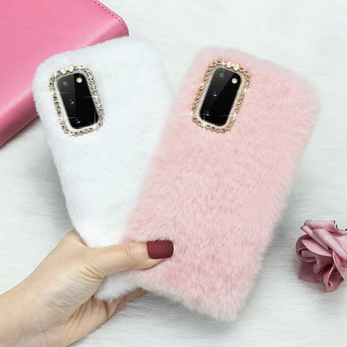 Luxury Plush Fluffy Phone Case For iPhone 11 12 13 14 15 16 Pro Max XR X 7 8 SE - Picture 9 of 14
