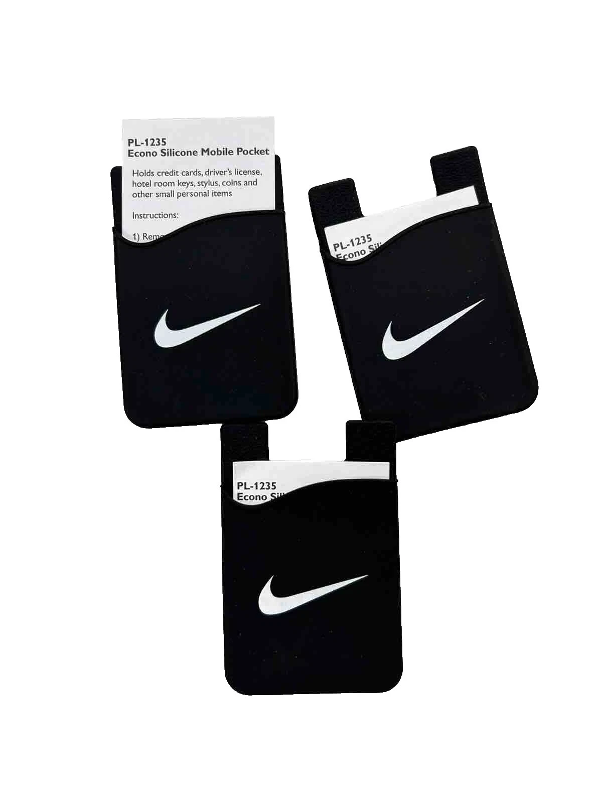 Billeteras Nike negras para hombre