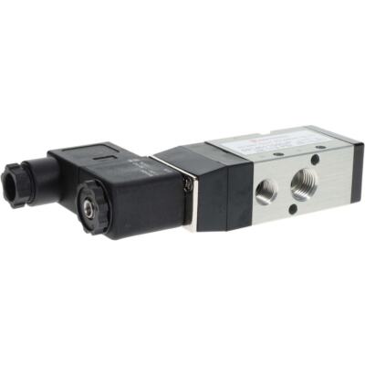 PRO SOURCE Internal Pilot Single Solenoid Valve: 3-Way, 2-Pos, 1/4 NPT, 110V AC