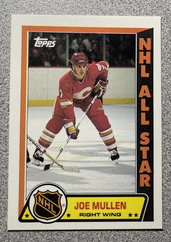Joe Mullen #5 1989 Topps Stickers card