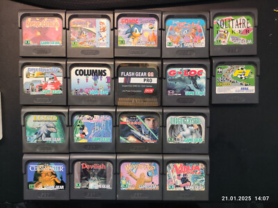     SEGA   Game Gear Spiele   Sonic   Wonderboy   Ninja Gaiden    