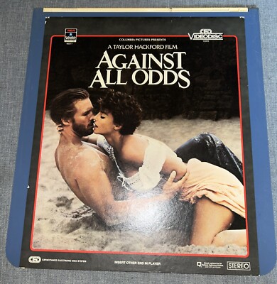 Against All Odds CED VideoDisc Rachel Ward  Jeff Bridges  James Woods 1984 R Vtg