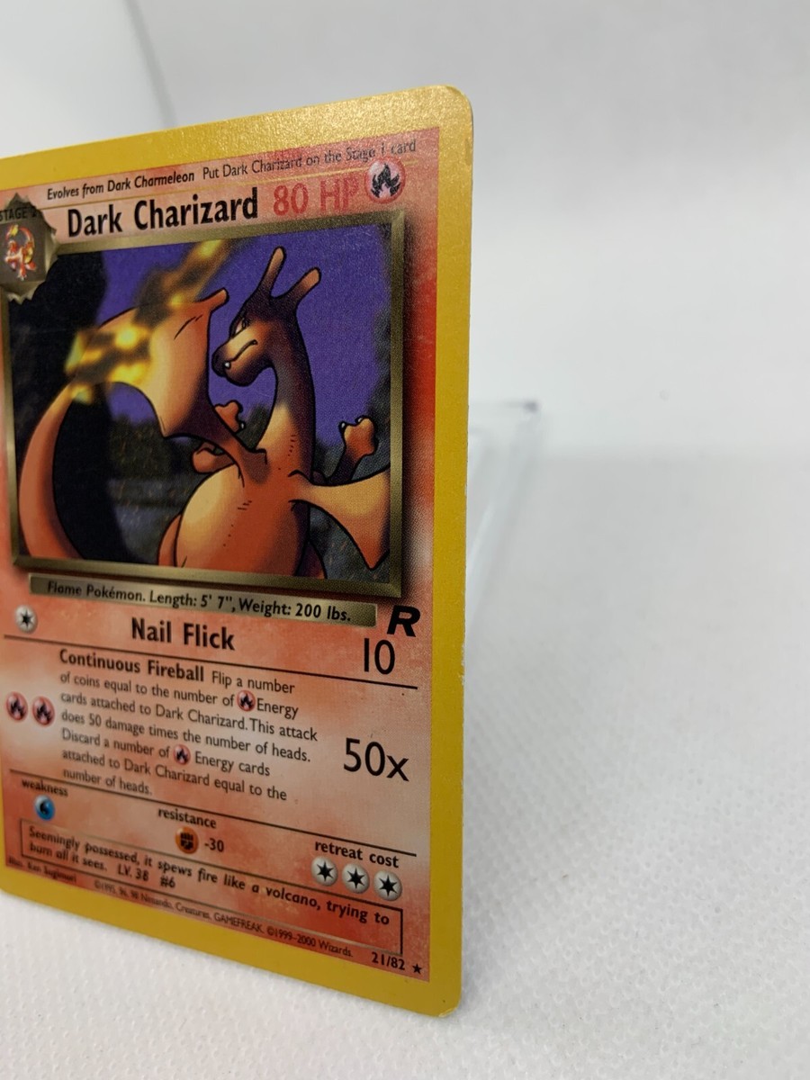 Dark Charizard 21/82 Pokemon Team Rocket Non Holo Rare WOTC