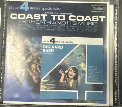 Ted Heath  Big Band Bash  &  America Swings Coast To Coast  CD VG Condition