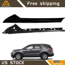 2Pcs Right Windshield A-Pillar Molding Trim Black For Ford Explorer 2011-2018 19