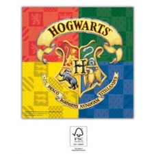 Harry Potter Hogwart Domy Serwetki 20 sztuk P. Dekoracja Artykuł licencyjny 33 * 33 cm