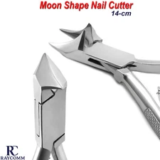 Moon Shape Clipper Ingrown Nail Cutting Podiatrist Toenail Cutter Manicure Tools