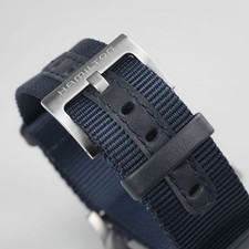 New Hamilton Khaki Field Mechanical ST Steel Blue Dial Men's Watch H69439940 5