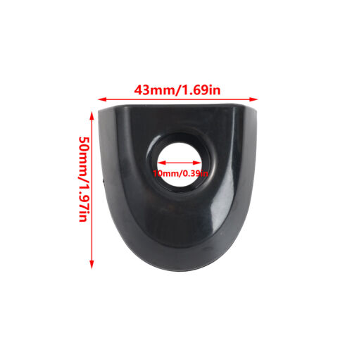 Front Door Lock Cover w/ Key Hole Black For Nissan Juke & Micra K13 # 806441KK0D - Picture 3 of 6
