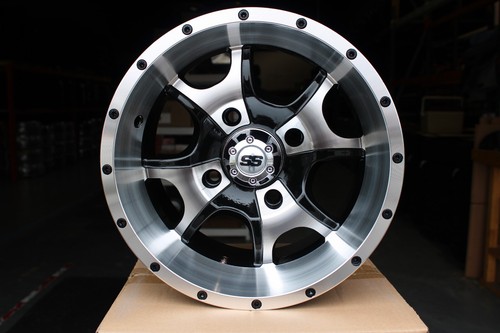 HONDA RINCON 12" COBRA M/B ATV / UTV ALUMINUM WHEELS ( SET 4 ) IRS1CA - Picture 3 of 5