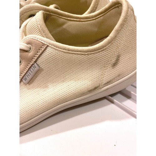 Men's Wide Toe Box Lace Up Barefoot Shoes Zero Drop Minimalist Sneakers White 10 - Imagen 5 de 7