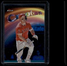 2025 Finest #C-22 Mike Trout Creators Blue Refractors #/99