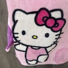 New Hello Kitty All Hearts Pink Plush 50" x 70" Throw Blanket With Tag & Hanger — photo 2