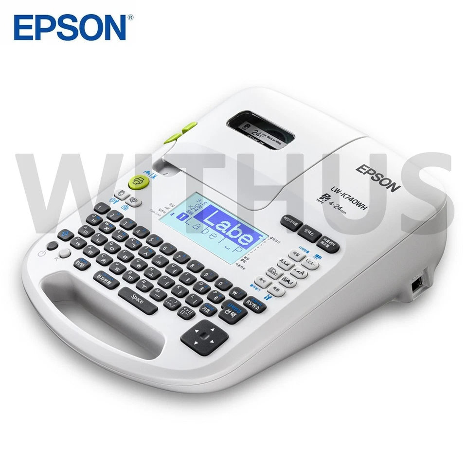 EPSON LW-K740WH Label Printer 4~24mm 184x238x79mm 780g *English/Korean* - Image 4 of 4