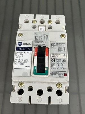 Allen Bradley 35A Circuit Breaker      140U-H2C3-C35
