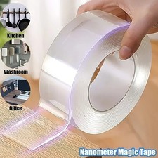 Double Sided Tape Heavy Duty Nano Adhesive Clear Mounting Picture Hanging Strips