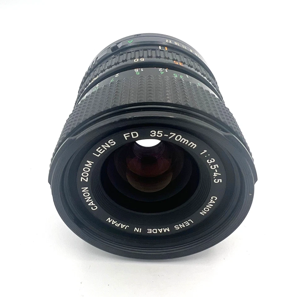 Nuevo lente zoom Canon FD 35-70 mm F3,5-4,5 MF probado para AE-1 ae1 A-1 A1 f-1 f1 Foto 3 de 4