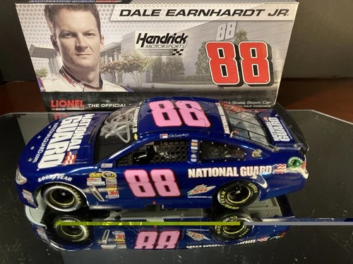 Dale Earnhardt Jr #88 National Guard Pink Numbers Autographed 2013 Chevrolet SS