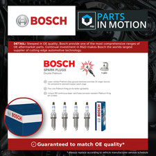 Spark Plugs Set 4x fits MINI CLUBMAN ONE R55 1.4 09 to 10 N12B14A Genuine Bosch
