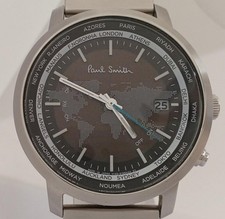 Paul Smith H145-S123682 Quartz Solar Radio Watch 1.2in Black