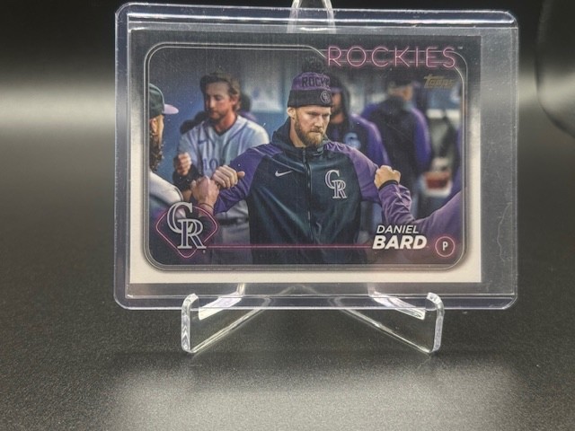2024 Topps Daniel Bard GOLDEN MIRROR Image Variation #320, SSP, Colorado Rockies