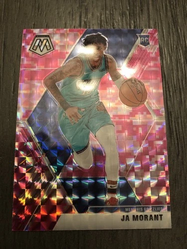 2019-20 Panini Mosaic Ja Morant Pink Camo Prizm RC