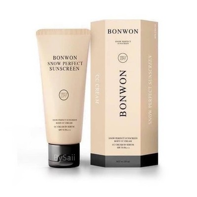 BONWON CC Cream Snow Perfect Sunscreen SPF50 PA+++ Tone Up Skin 150 ml