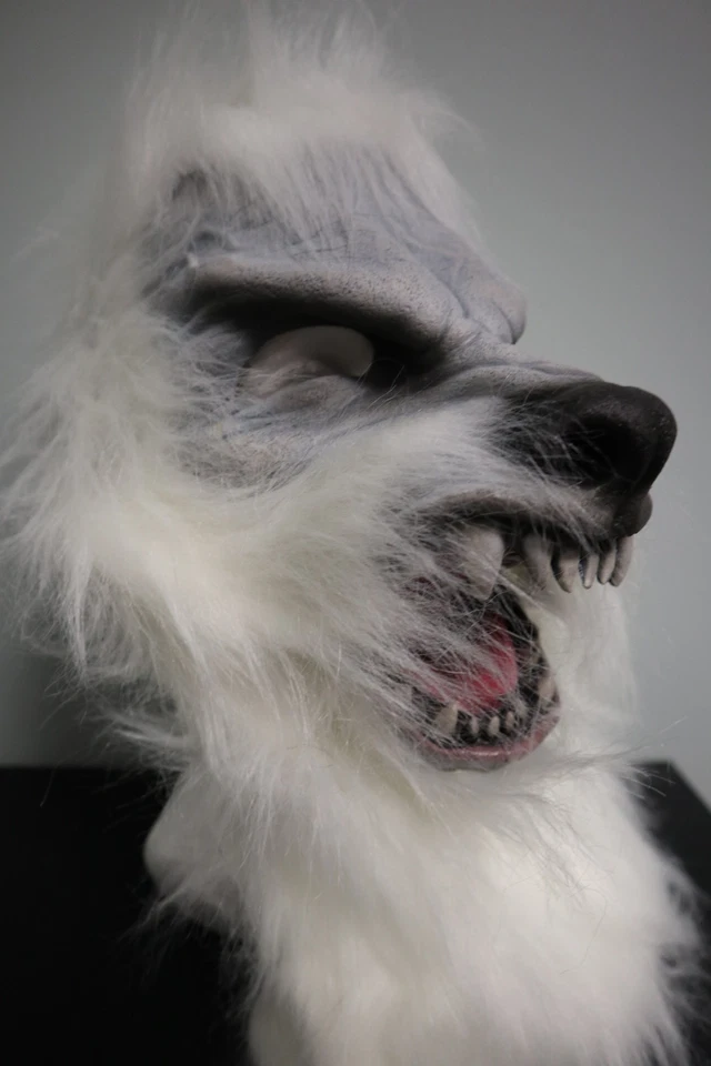 Warewolf Dogman  - Zagone Studios "Holwer Wolf" Adult Moving Mouth Mask - Image 4 of 4