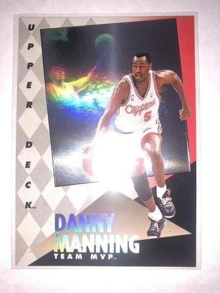 1992-93 Upper Deck MVP Holograms #12 Danny Manning Los Angeles Clippers