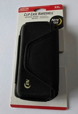 NEW Original Black Nite Ize Hardshell Horizontal Clip Case XXL - XTRA XTRA LARGE