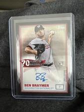 2021 Topps - 70 Years of Baseball Autographs Ben Braymer #70YA-BBR(AU, RC) /199 