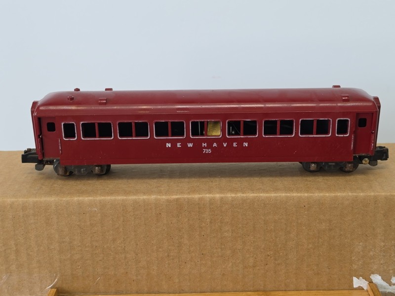 American Flyer S Gauge 735 New Haven Animated Station Coach UNTESTED 