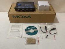 Moxa 4 port device server, 10/100M Ethernet, RS-232/422/485 Complete Set