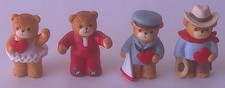 Enesco Lucy Rigg 1984Small Bears Lot of 4