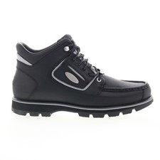 Image of Rockport Umbwe II Waterproof Mweka Mens Black Wide Casual Dress Boots