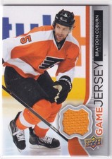14/15 UD UPPER DECK BRAYDON COBURN GAME USED JERSEY