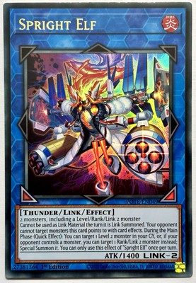 POTE-DE049 Spright Elf - Ultra Rare 1. Auflage Near Mint YuGiOh Karte
