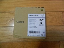 GENUINE Canon PFI-301PGY Photo Gray Ink Tank IPF9000 IPF8000 1493B001AA IPF8100