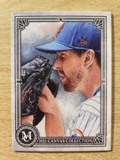 2021 Topps Museum Collection - Jacob DeGrom #CCR-5 Canvas Collection