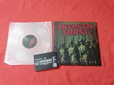 AGNOSTIC FRONT - Another Voice - limited Clear Vinyl LP - Reissue - NEU