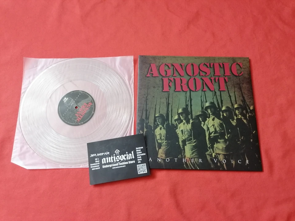 AGNOSTIC FRONT - Another Voice - limited Clear Vinyl LP - Reissue - NEU - Bild 1 von 1