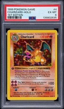 Pokemon 1999 1st Edition Base Set Shadowless Charizard Holo PSA 6
