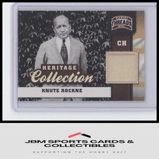 2011 Panini Threads #3 Knute Rockne Heritage Collection